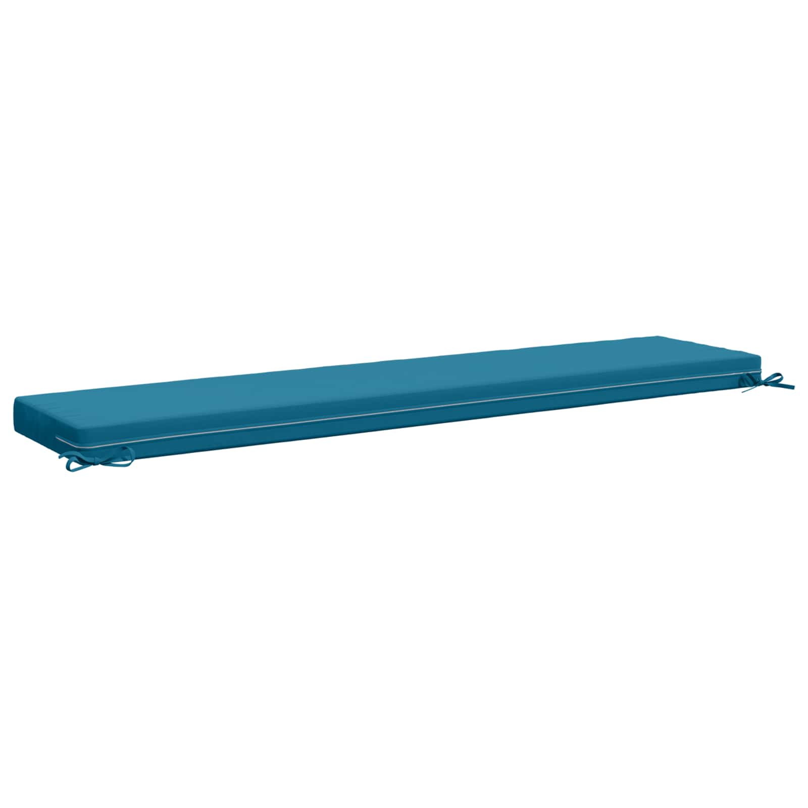 Bankkussen SOEST 100% Polyester Lichtblauw 170 x 40 x 8 cm