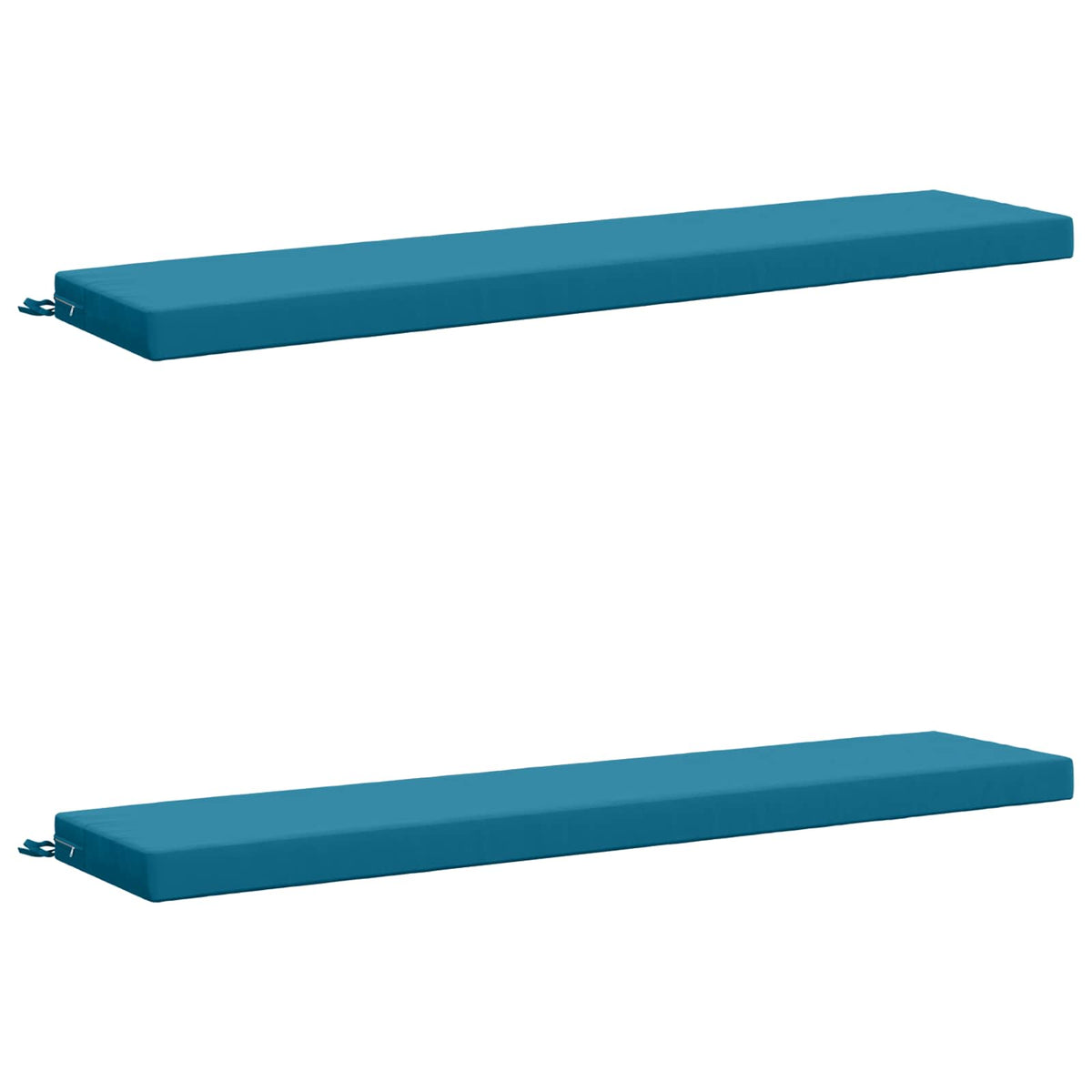 2-delige Bankkussens SOEST 2 st 100% Polyester Lichtblauw