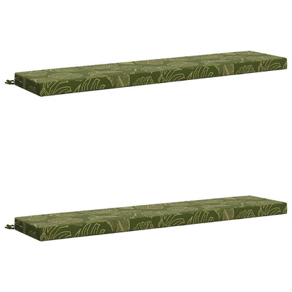 2-delige Bankkussens SOEST 2 st 100% Polyester Bladontwerp