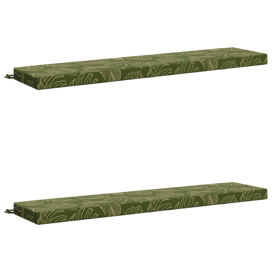 2-delige Bankkussens SOEST 2 st 100% Polyester Bladontwerp