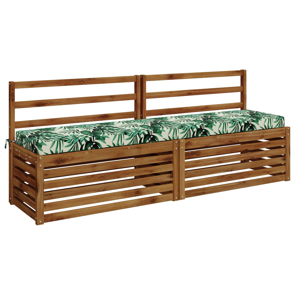 2-delige Bankkussens SOEST 2 st 100% Polyester Bladpatroon