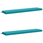 Bankkussens SOEST 2 stuks turquoise 100% polyester