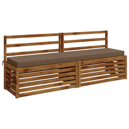 Bankkussen SOEST 100% Polyester Taupe 180 x 40 x 8 cm