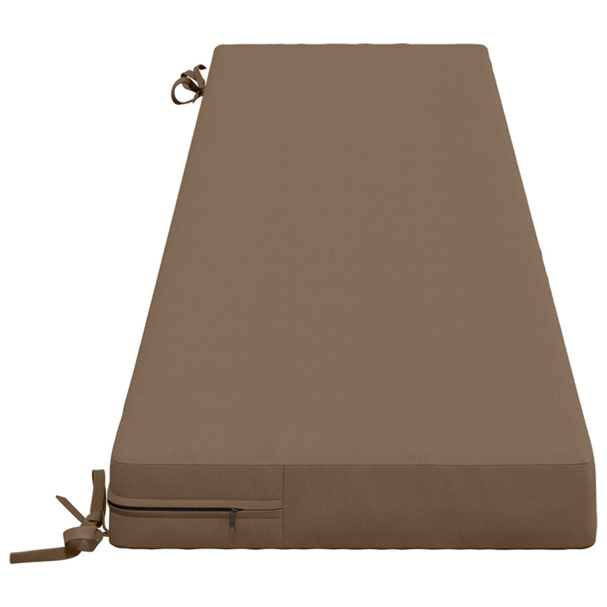 Bankkussen SOEST 100% Polyester Taupe 180 x 40 x 8 cm