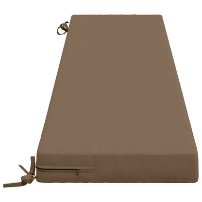 Bankkussen SOEST 100% Polyester Taupe 180 x 40 x 8 cm