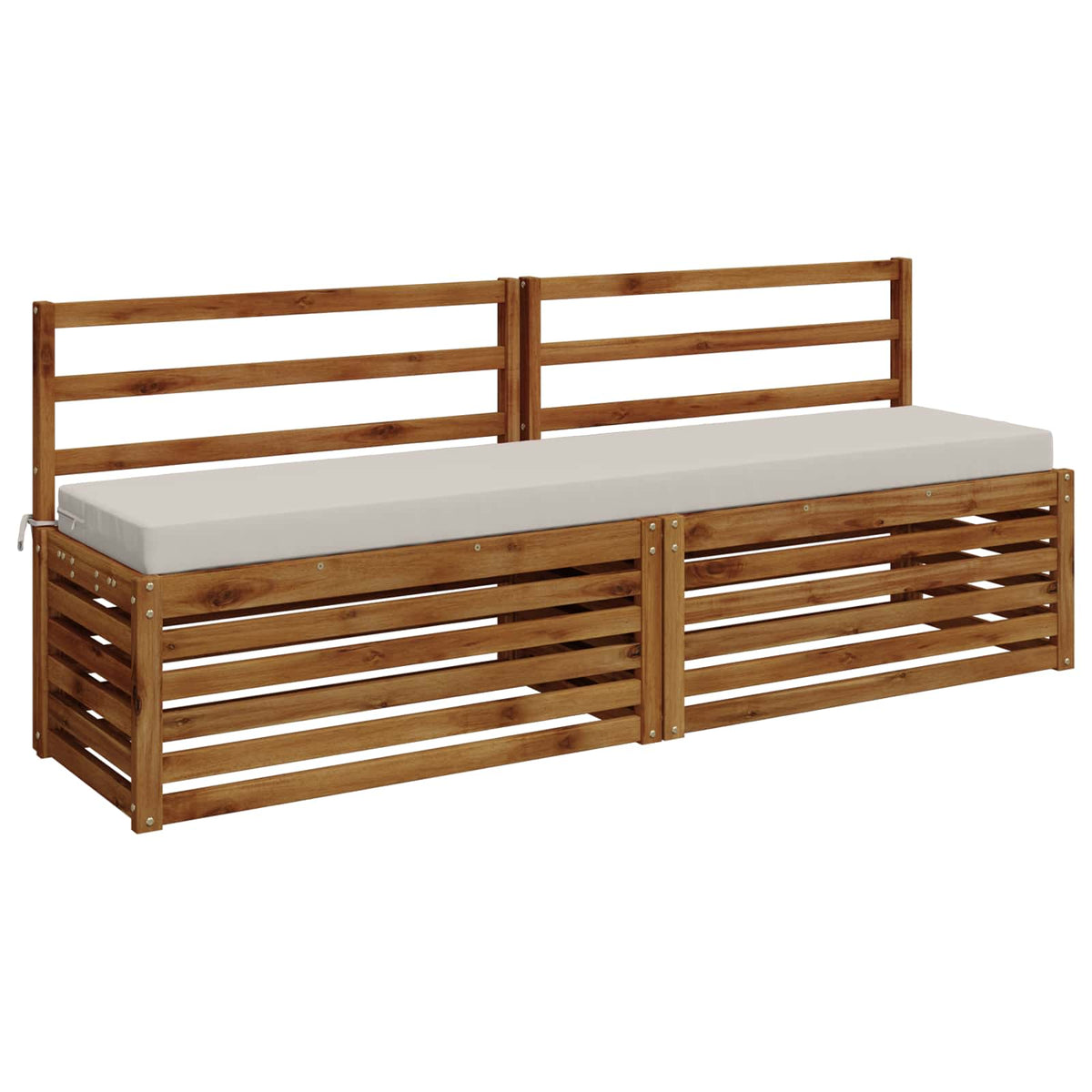 Bankkussen SOEST 100% Polyester Wit 180 x 40 x 8 cm