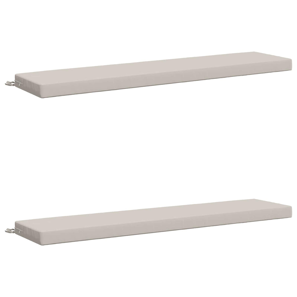 2-delige Bankkussens SOEST 2 st 100% Polyester Wit