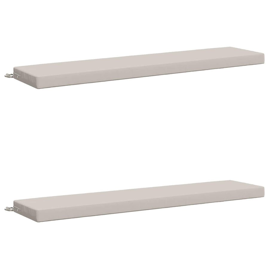 2-delige Bankkussens SOEST 2 st 100% Polyester Wit
