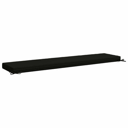 Bankkussen SOEST 100% Polyester Zwart 180 x 40 x 8 cm