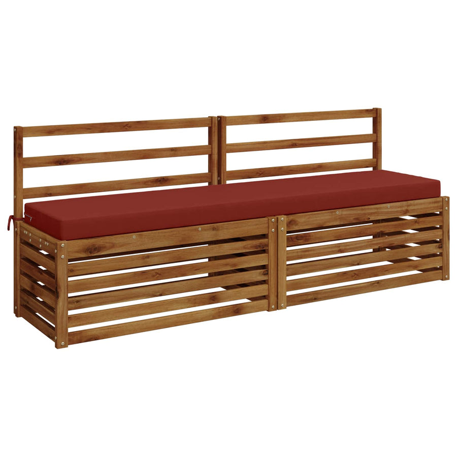 Bankkussen SOEST 100% Polyester Rood 180 x 40 x 8 cm