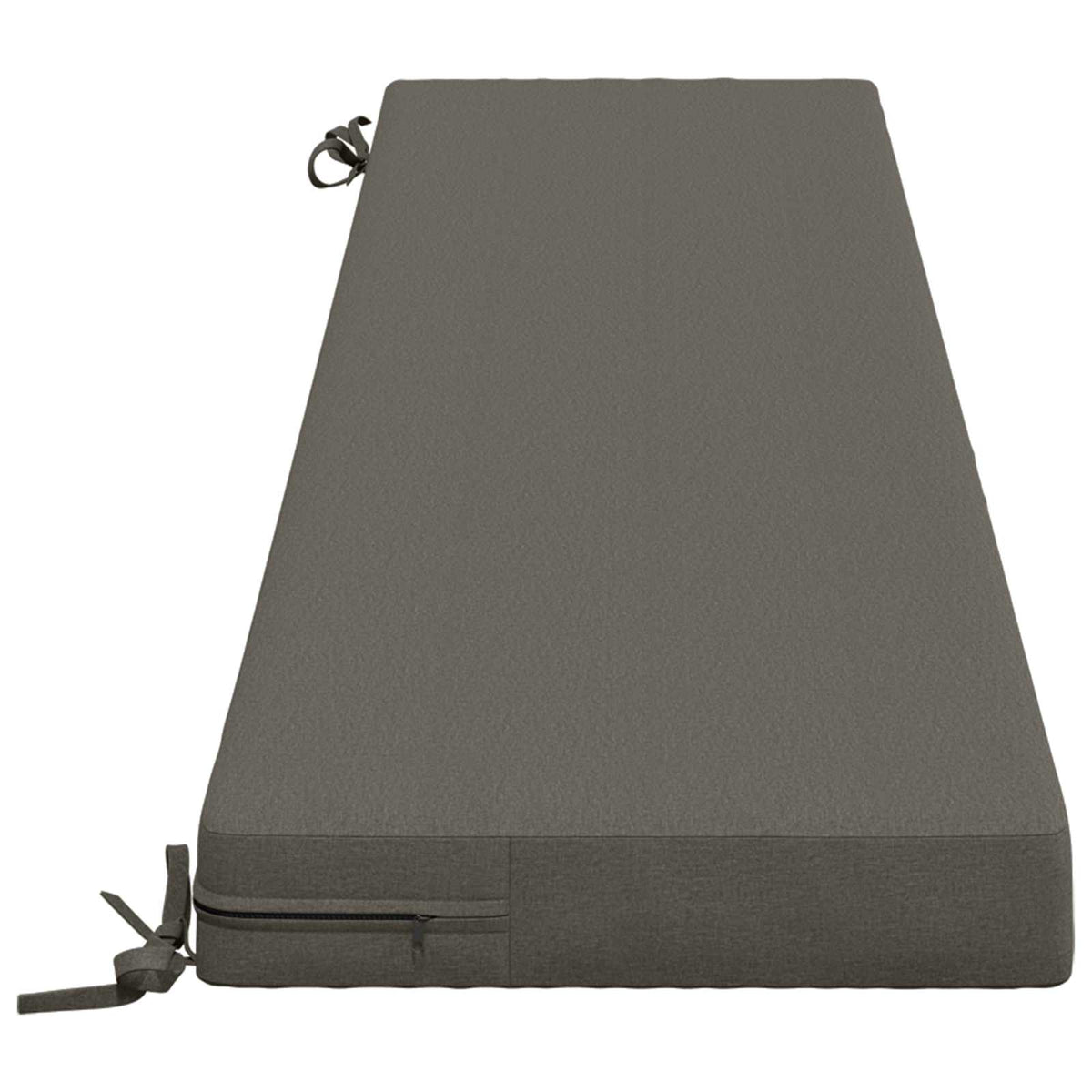 Bankkussen SOEST 100% Polyester Grijs 180 x 40 x 8 cm