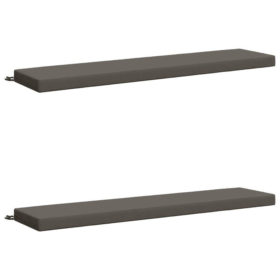 2-delige Bankkussens SOEST 2 st 100% Polyester Grijs