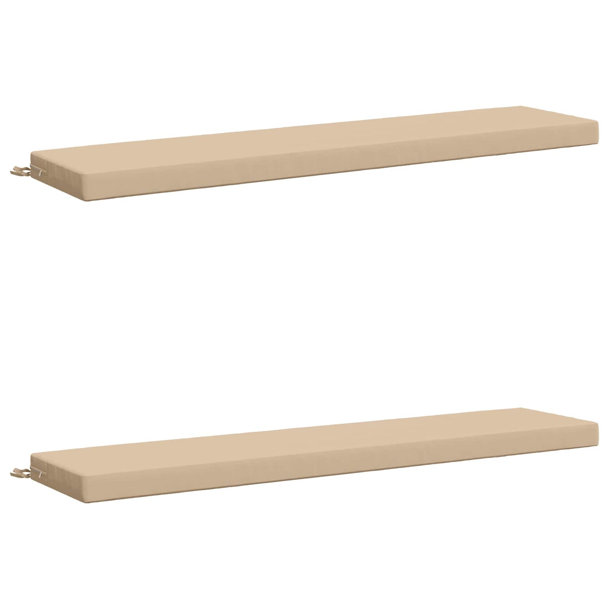 2-delige Bankkussens SOEST 2 st 100% Polyester Crèmekleurig
