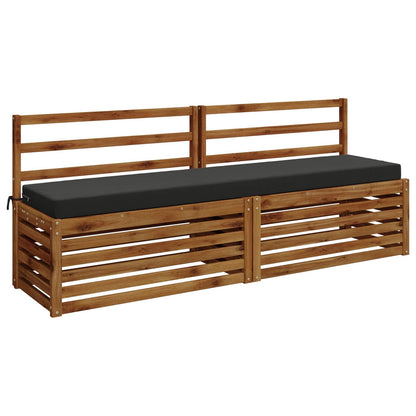 Bankkussen SOEST 100% Polyester Antraciet 180 x 40 x 8 cm