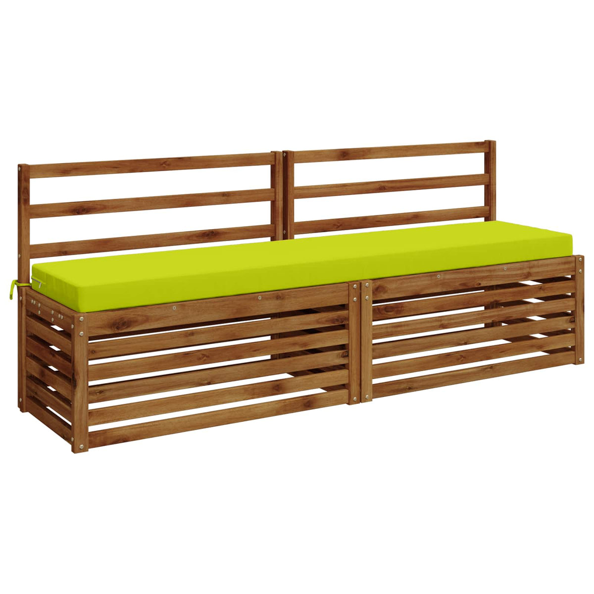 2-delige Bankkussens SOEST 2 st 100% Polyester Helder groen