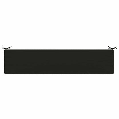 Bankkussen SOEST 100% Polyester Zwart 180 x 40 x 8 cm