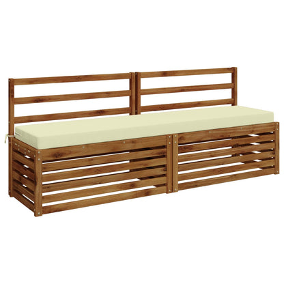 2-delige Bankkussens SOEST 2 st 100% Polyester Crèmekleurig