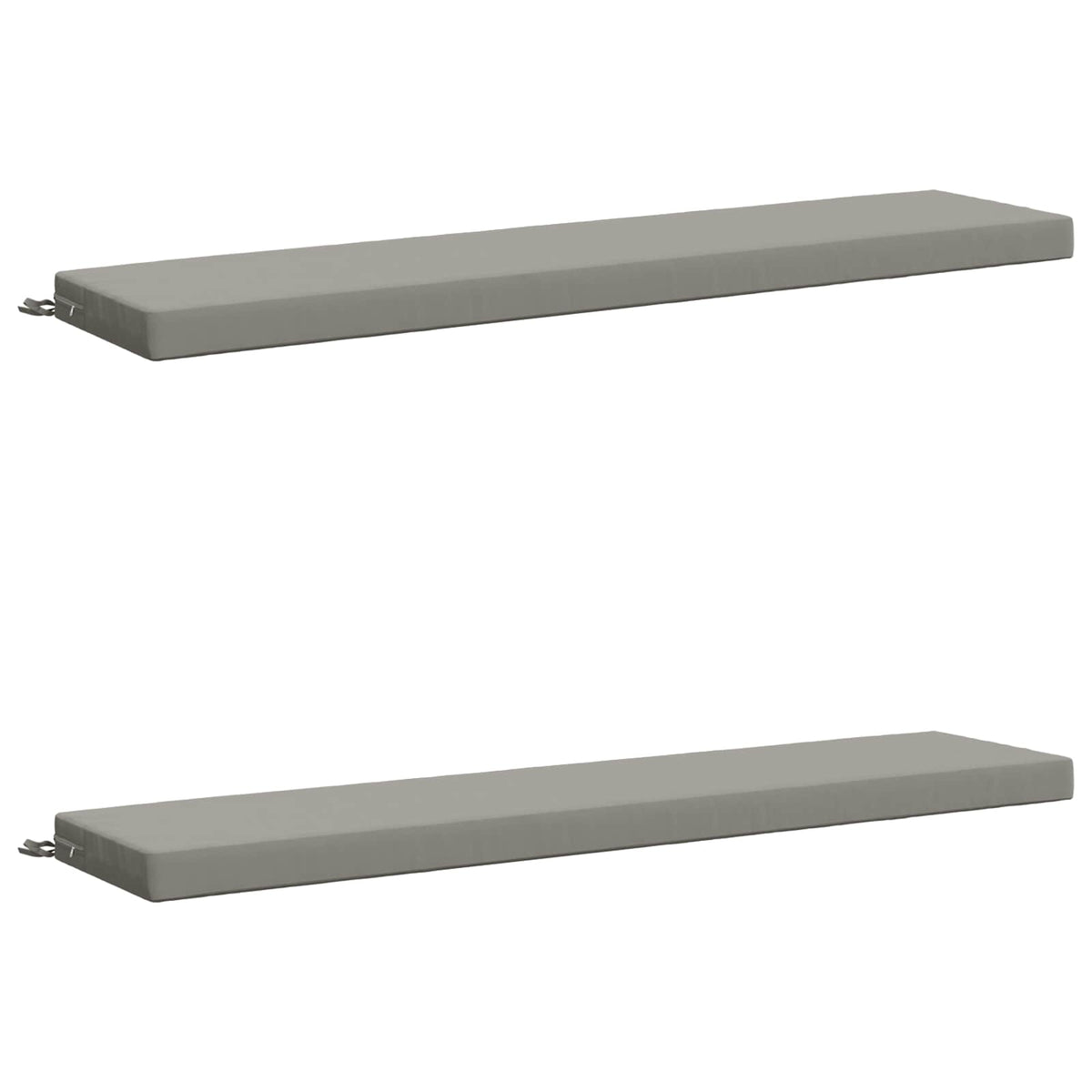 2-delige Bankkussens SOEST 2 st 100% Polyester Grijs