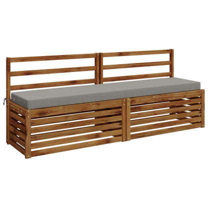 2-delige Bankkussens SOEST 2 st 100% Polyester Grijs