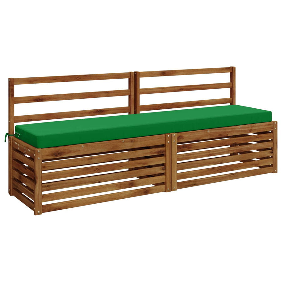 2-delige Bankkussens SOEST 2 st 100% Polyester Groen