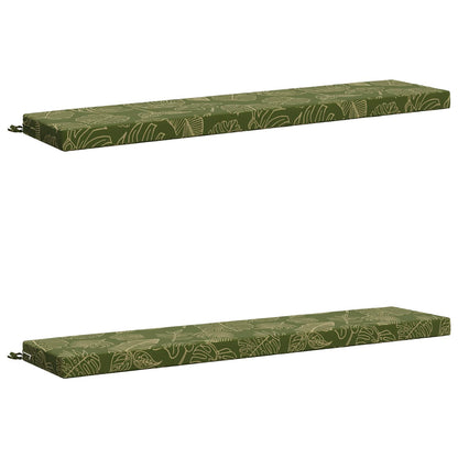 2-delige Bankkussens SOEST 2 st 100% Polyester Bladontwerp