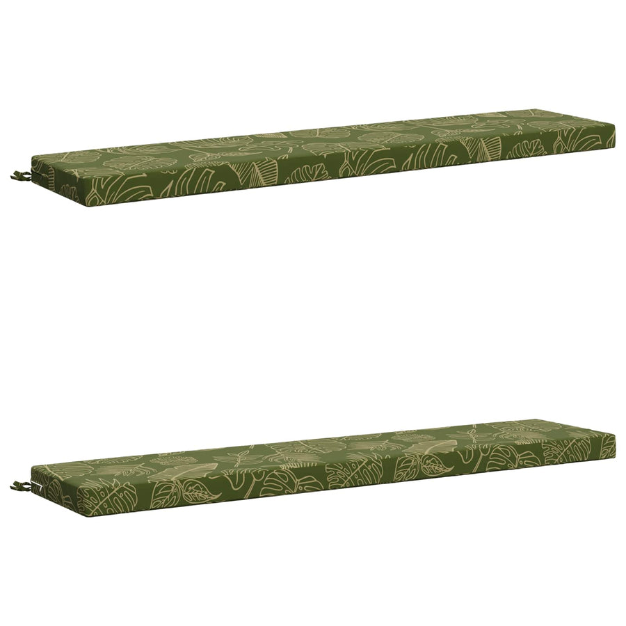 2-delige Bankkussens SOEST 2 st 100% Polyester Bladontwerp