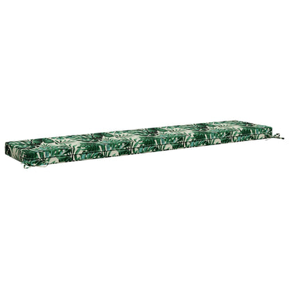 Bankkussen SOEST 100% Polyester Bladpatroon 180 x 40 x 8 cm