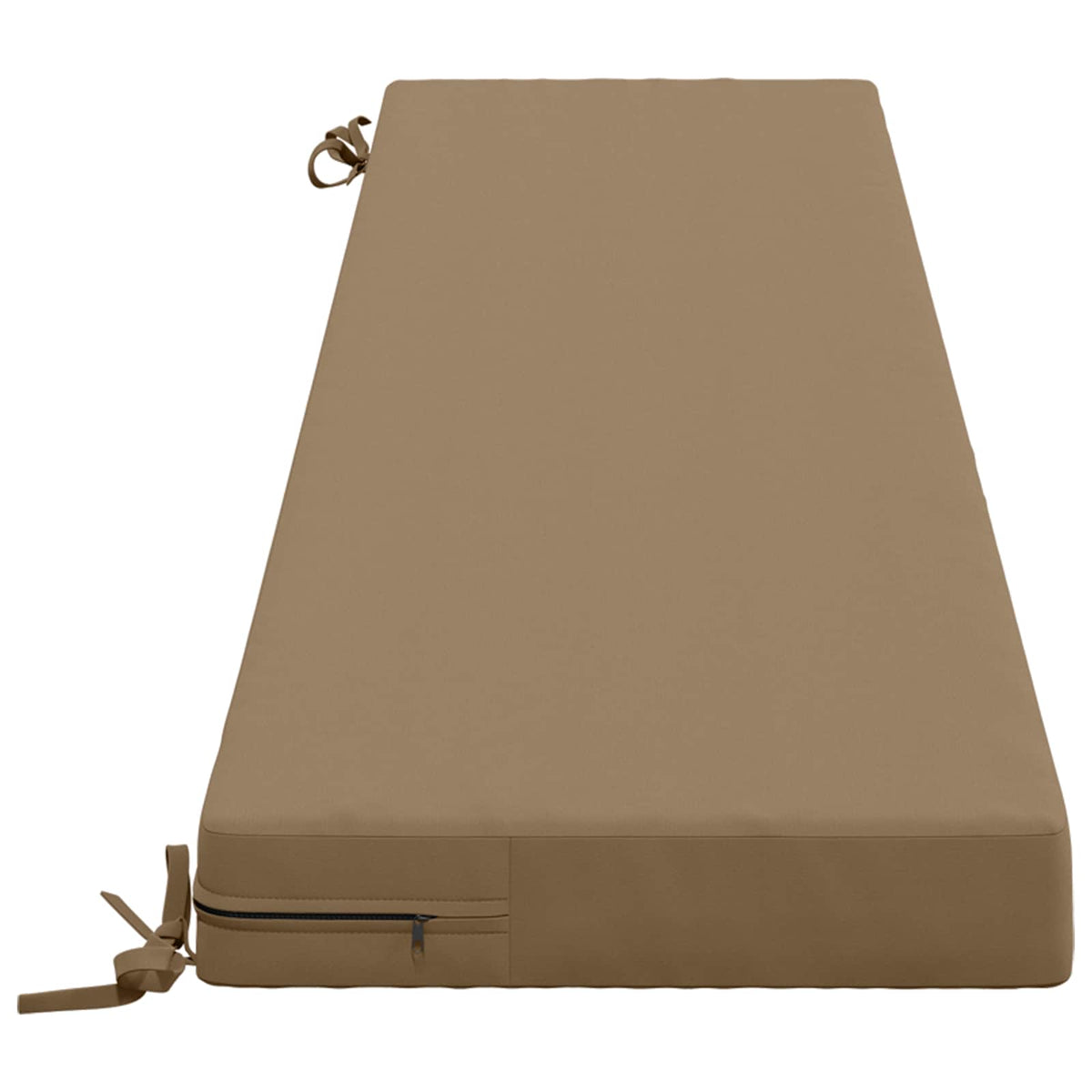 Bankkussen SOEST 100% Polyester Taupe 180 x 40 x 8 cm