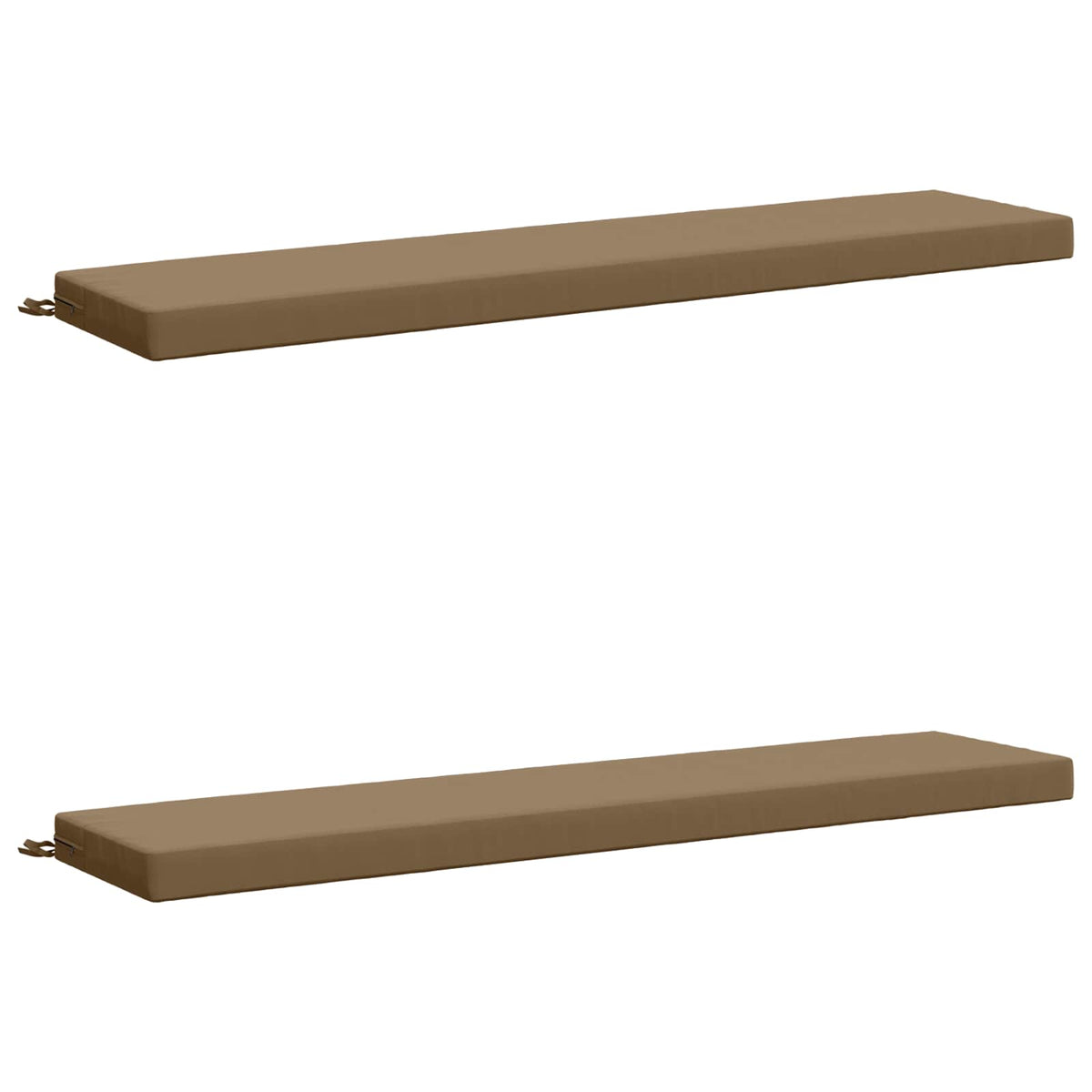 2-delige Bankkussens SOEST 2 st 100% Polyester Taupe