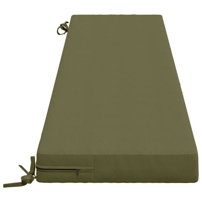 Bankkussen SOEST 100% Polyester Olijfgroen 200 x 40 x 8 cm