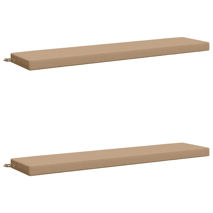 2-delige Bankkussens SOEST 2 st 100% Polyester Zand