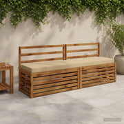 Bankkussens SOEST 2 stuks polyester beige UV-bestendig