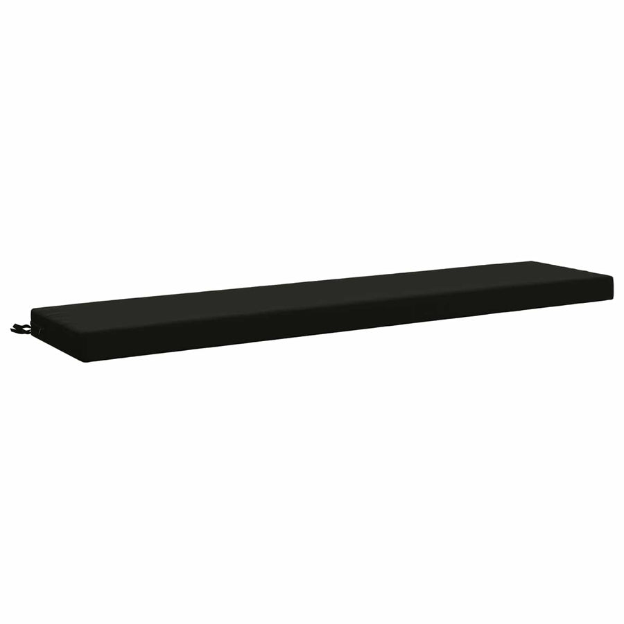 Bankkussen SOEST 100% Polyester Zwart 200 x 40 x 8 cm