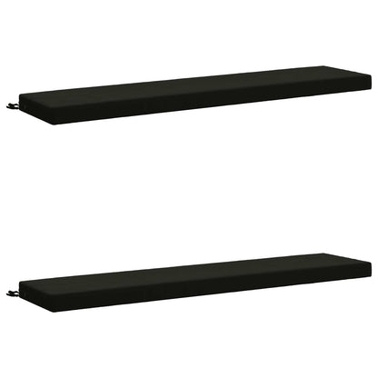 2-delige Bankkussens SOEST 2 st 100% Polyester Zwart
