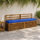 Bankkussen SOEST polyester koninklijk blauw 100x40x10 cm