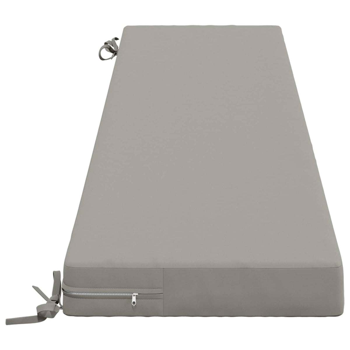 Bankkussen SOEST 100% Polyester Grijs 200 x 40 x 8 cm