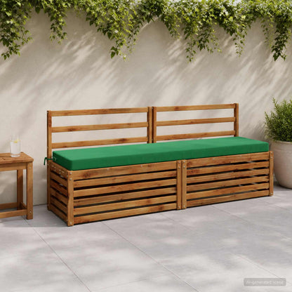 2-delige Bankkussens SOEST 2 st 100% Polyester Groen