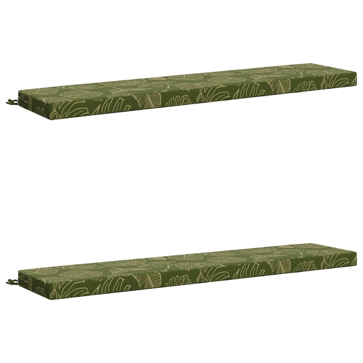 2-delige Bankkussens SOEST 2 st 100% Polyester Bladontwerp