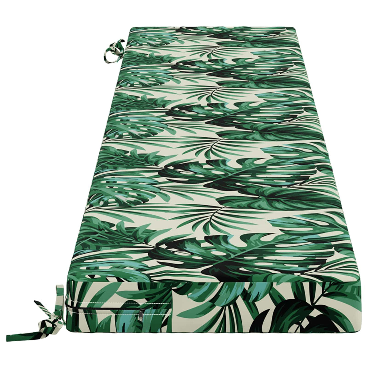 Bankkussen SOEST 100% Polyester Bladpatroon 200 x 40 x 8 cm