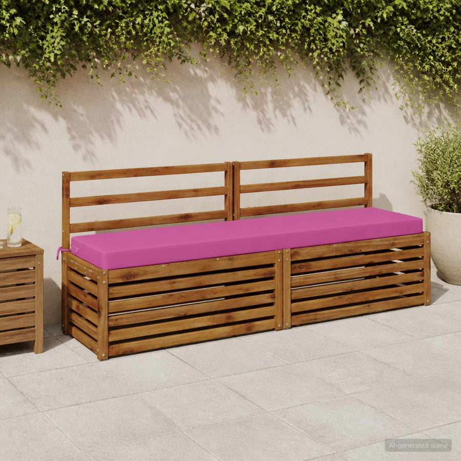 Bankkussen SOEST 100% Polyester Roze 200 x 40 x 8 cm