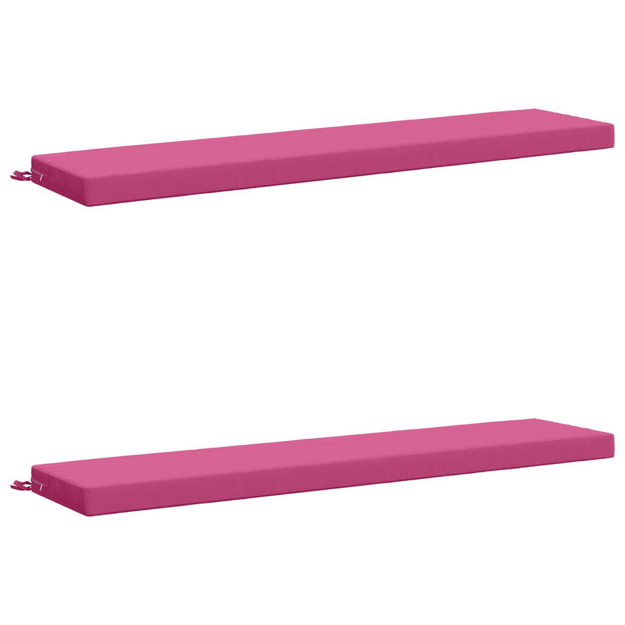 2-delige Bankkussens SOEST 2 st 100% Polyester Roze