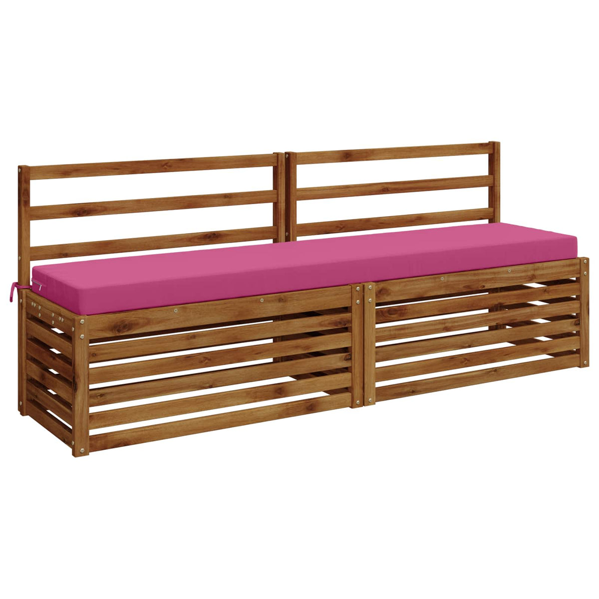 2-delige Bankkussens SOEST 2 st 100% Polyester Roze