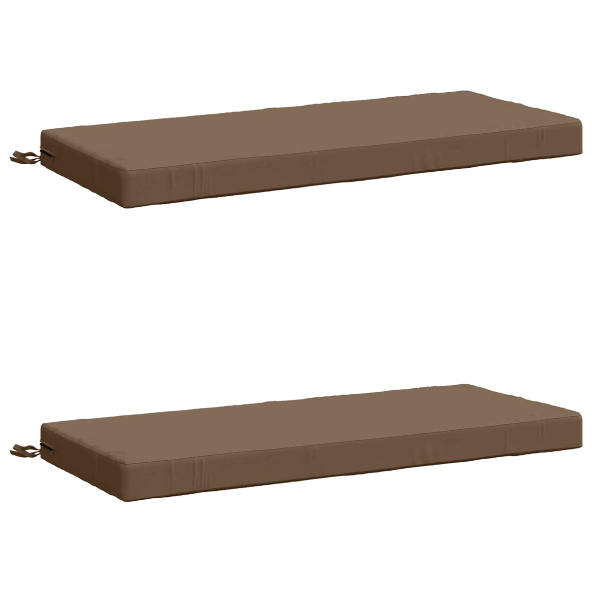 2-delige Bankkussens SOEST 2 st 100% Polyester Taupe