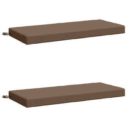 2-delige Bankkussens SOEST 2 st 100% Polyester Taupe