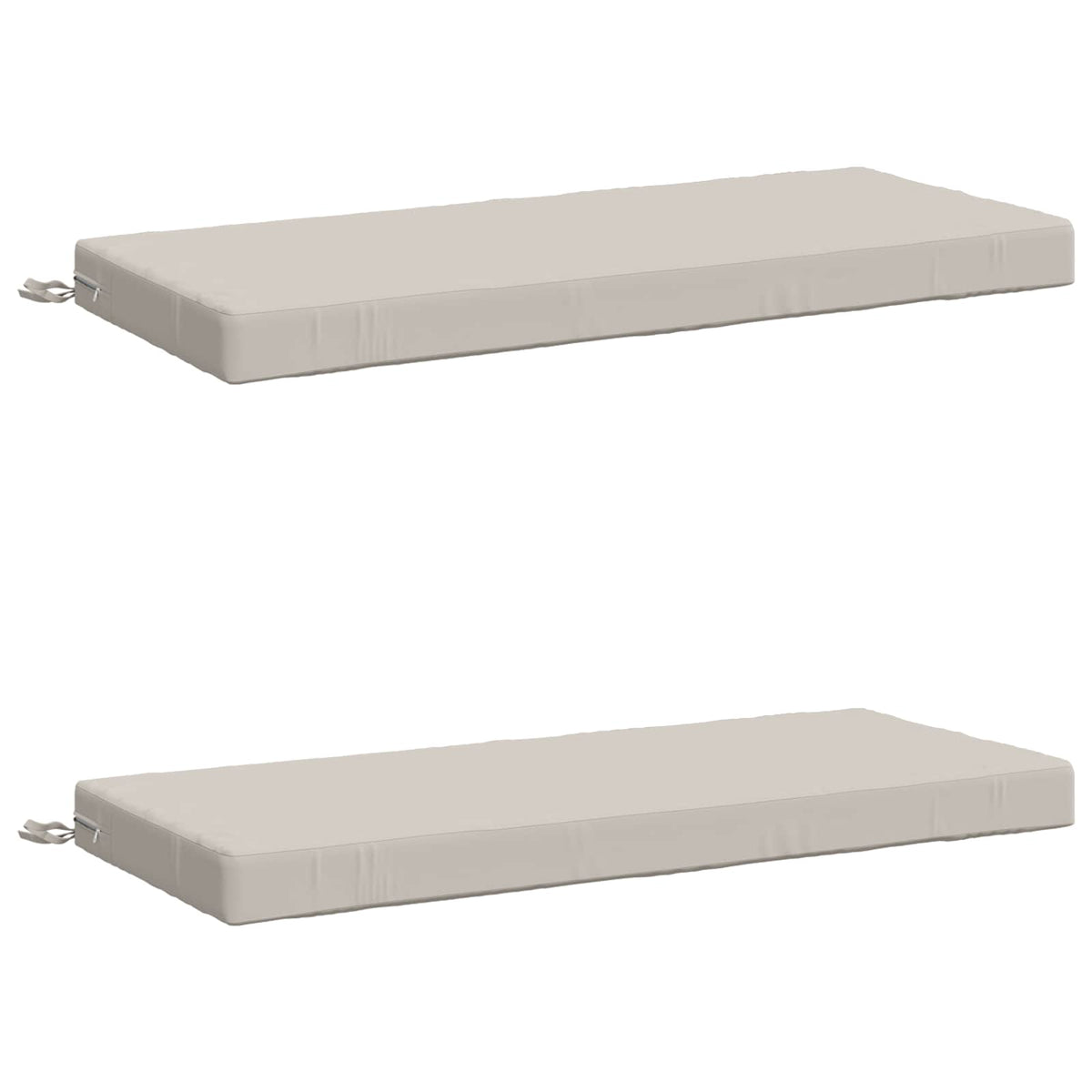 2-delige Bankkussens SOEST 2 st 100% Polyester Wit
