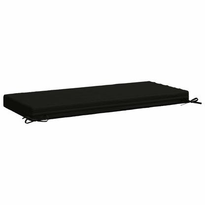 Bankkussen SOEST 100% Polyester Zwart 110 x 50 x 8 cm