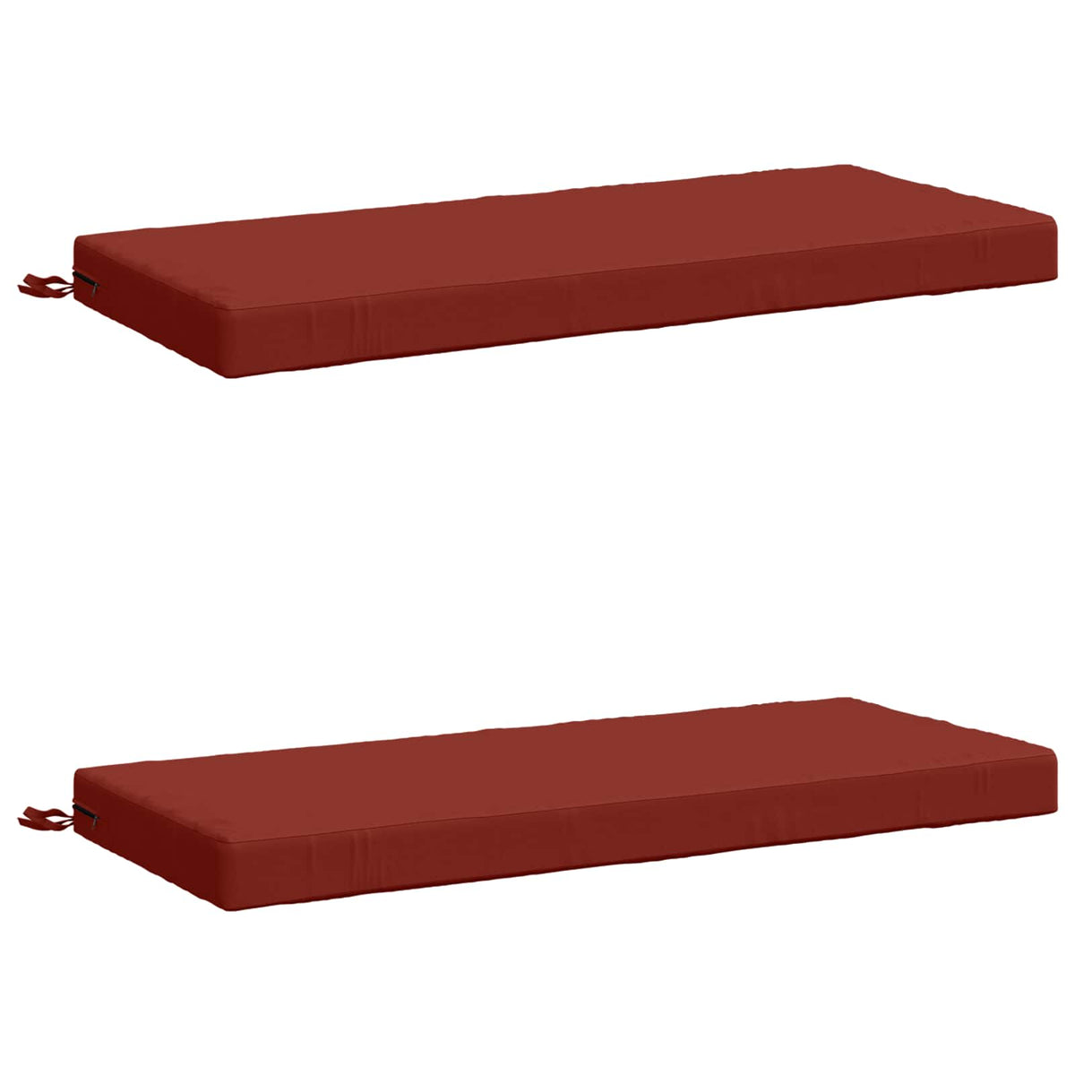 2-delige Bankkussens SOEST 2 st 100% Polyester Rood