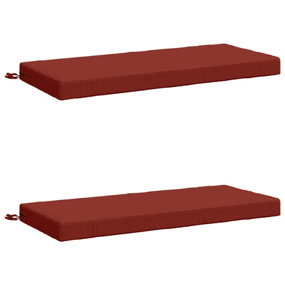2-delige Bankkussens SOEST 2 st 100% Polyester Rood