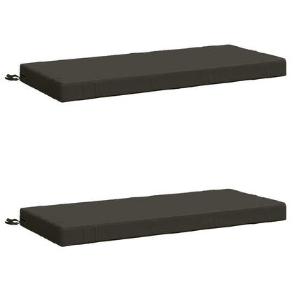 2-delige Bankkussens SOEST 2 st 100% Polyester Antraciet