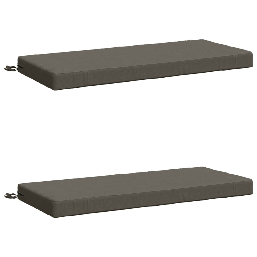 2-delige Bankkussens SOEST 2 st 100% Polyester Grijs